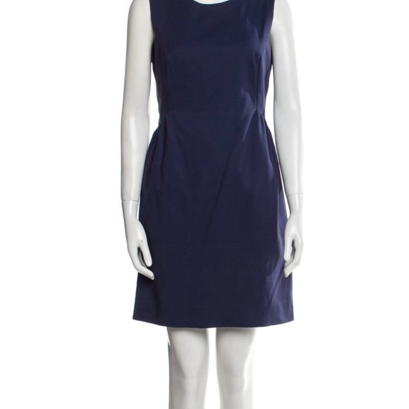 Kate Spade New York Navy Blue Sleeveless Shift Dress | Size 6 - Picture 1 of 3
